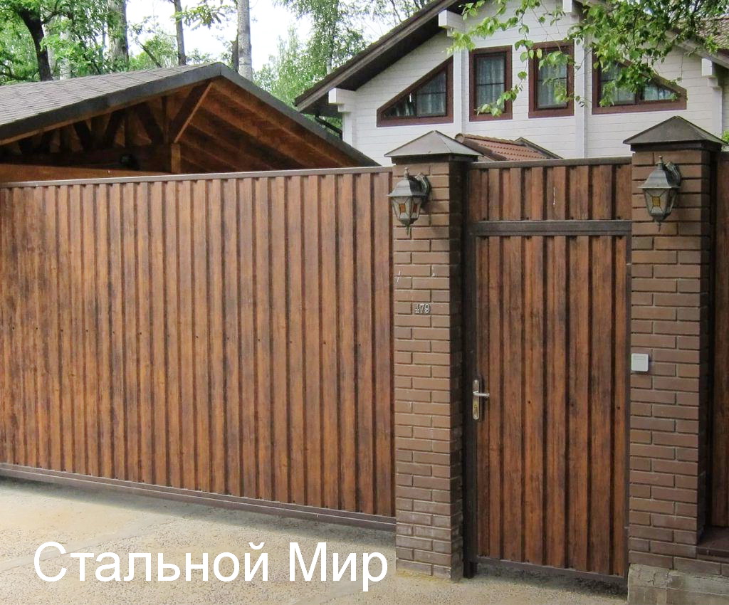 ворота з профнастилу