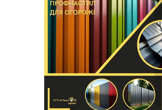 Переваги використання профнастилу для огородження ділянки в Україні