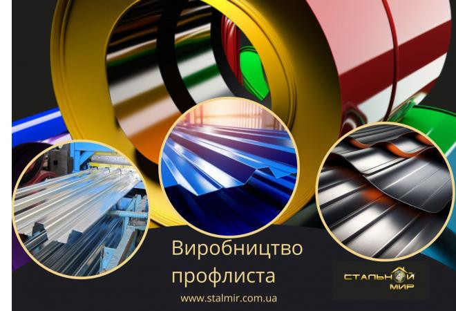 Виробництво профнастилу: прокатка металопрофілю, різання та зберігання