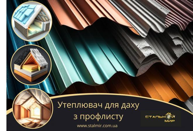 Выбор утеплителя для кровли из профнастила