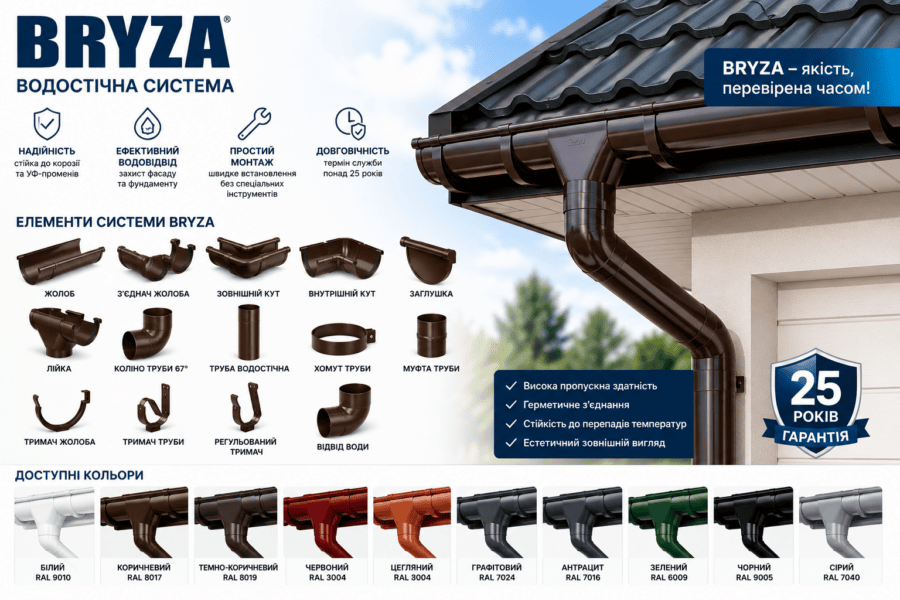 vodostichna systema Bryza